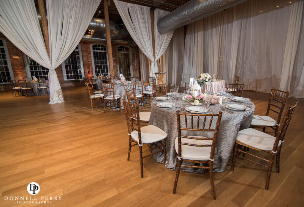 The Cotton Room wedding reception