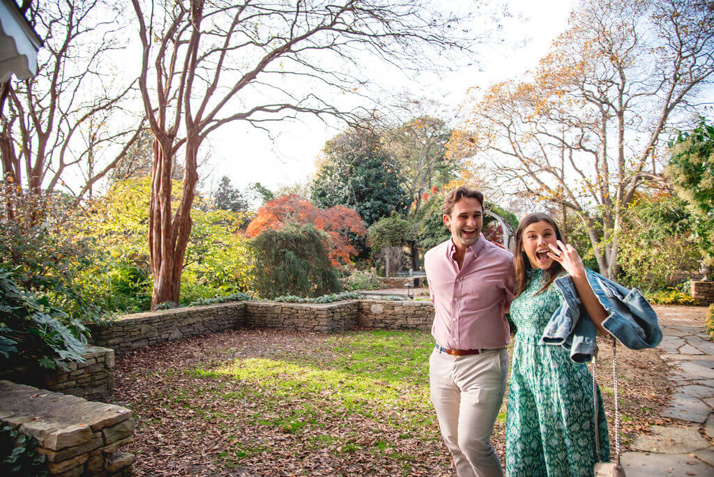 jc raulston arboretum marriage proposal raleigh nc